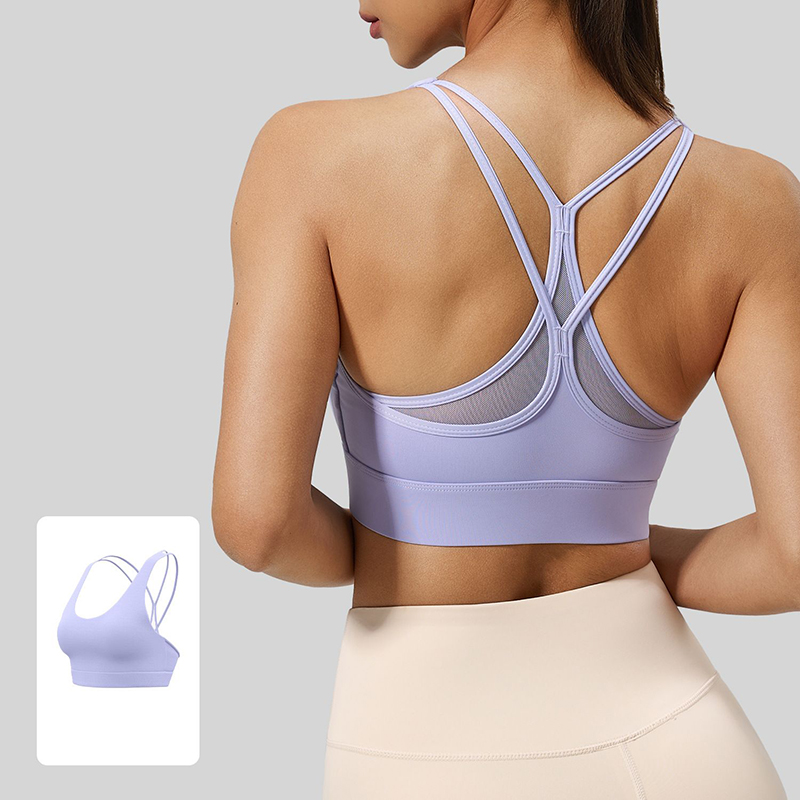 Sports Bra High Impact - 2026 Nieuwe Sexy Mesh Cross Back