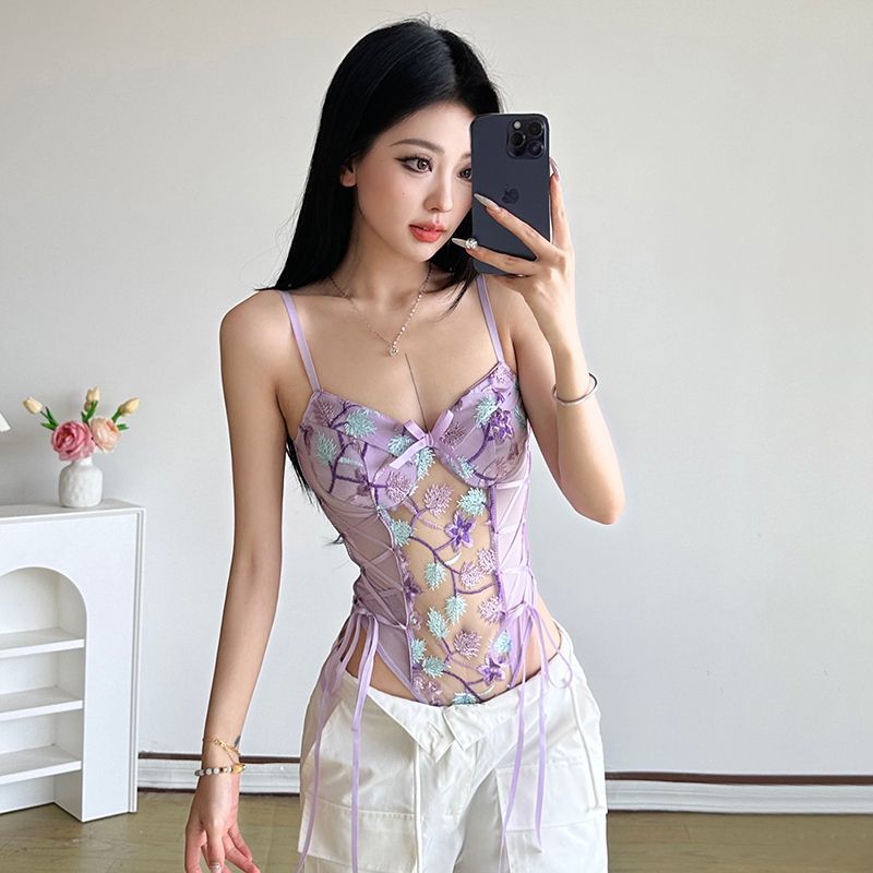 Cami Top Lace - Zomermode 2026 Nieuwe elegante dames jumpsuit