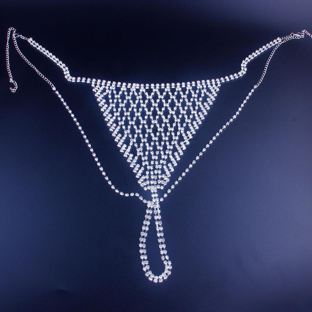 Stonefans Mesh Rhinestone Body - Thong Bikini Women recensie en prijs