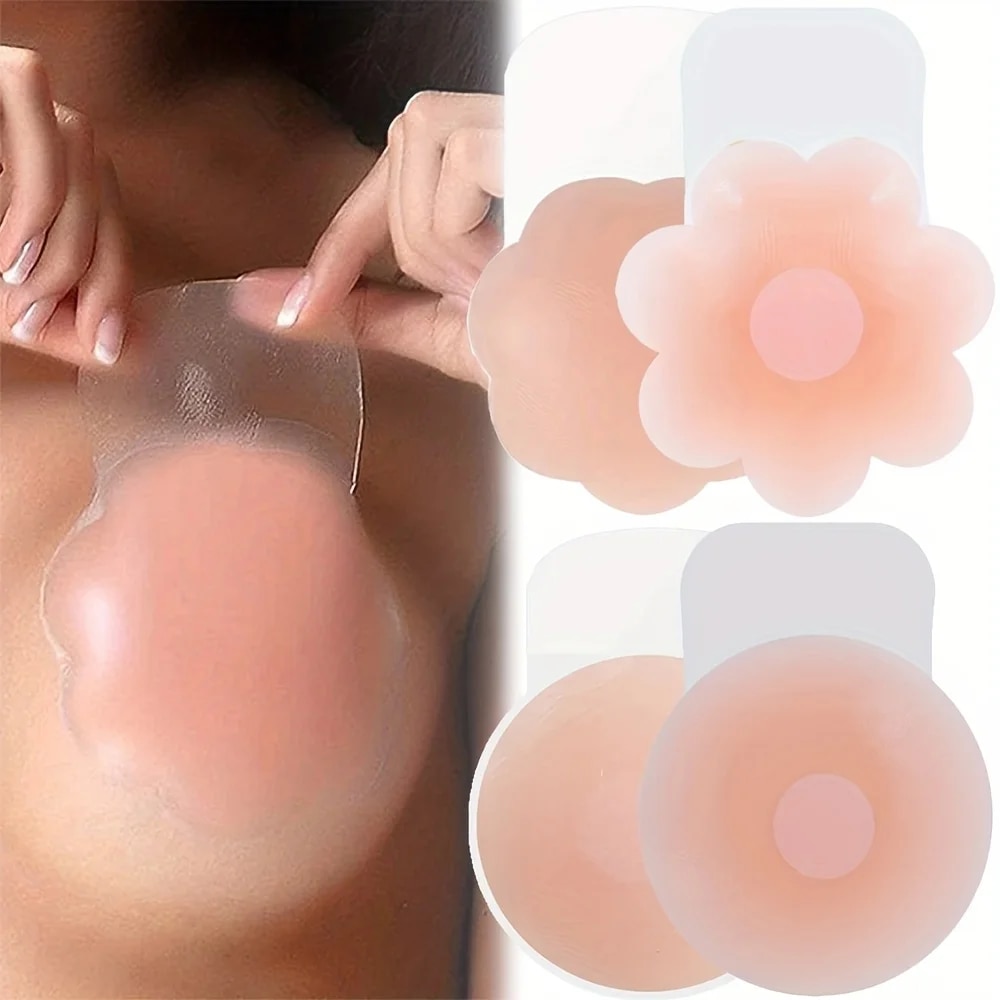 1 Paar Siliconen Tepel Cover L - Silicone Bra Adhesive recensie en prijs