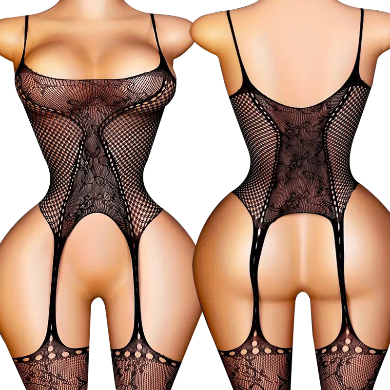 Hete erotische lingerie set vo - Bodystocking Fishnet recensie en prijs