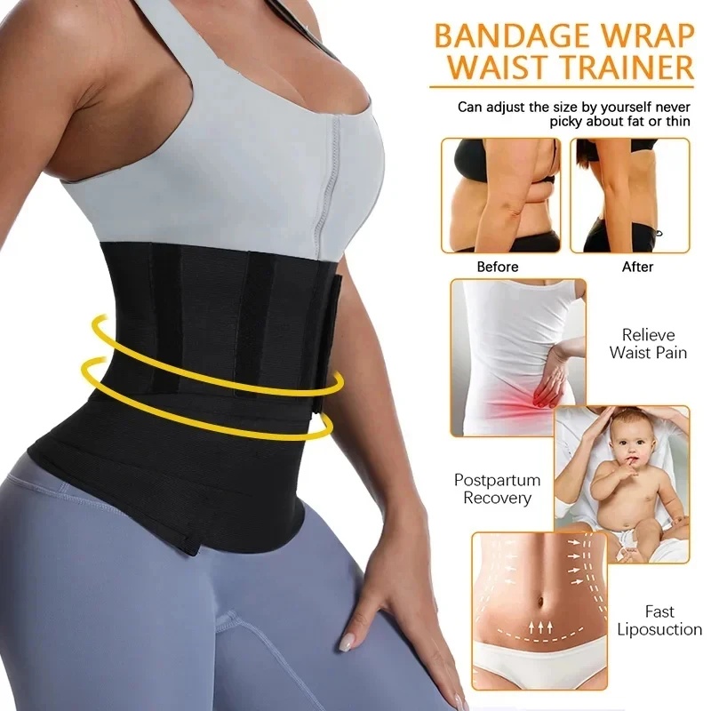 1/2 Stuks Bandage Wrap Trimmer - Shapewear Bodysuit Firm recensie en prijs